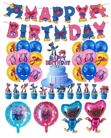 Decorazione Festa Compleanno Decorazioni di Compleanno Festa di Compleanno Kit Palloncini Elio Topper Torta Festone di Decorazioni Feste Helium per Palloncini