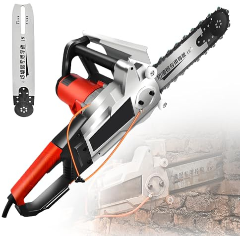 EpyGnom Scie a Béton 8900 W Eau/Dry 7280 TR/Min Machine de Découpe Murale a Scie Électrique Scie a Tronçonner Métal avec Pompe Alimentation en Eau Humide Suppression de la Poussière 350MM
