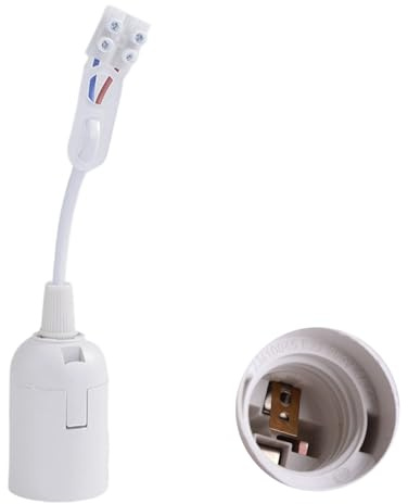 Thewasc E27-Schraubsockel Lampenfassung Konstruktionsfassung Lampenfassung Mit Kabel Für Und Gewerbebeleuchtung Dauerhafte Renovierung Fassung Beleuchtungszubehör
