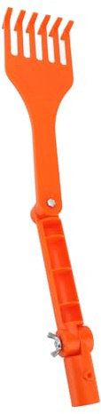 SUNGOOYUE Mini Rastrello da Giardino, Maniglia Girevole Resistente, Rastrello per Piccole Foglie per Prato, Cortile, Aiuola, Materiale ABS per attività di Pulizia All'aperto