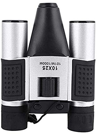 Telescopio monoculare, telescopio Fotocamera da Esterno ad Alta Potenza, binocolo Regolabile 10X25, telescopio con Fotocamera Digitale Sport all'Aria Aperta, Registrazione Video DVR, binocolo