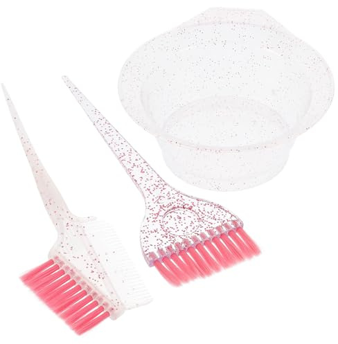 PATKAW Set de Pinceles y Cuenco para Teñir el Cabello Cuenco para Mezclar Tinte, Adecuado para Peinados Diversos y Reflejos en Salón y Hogar