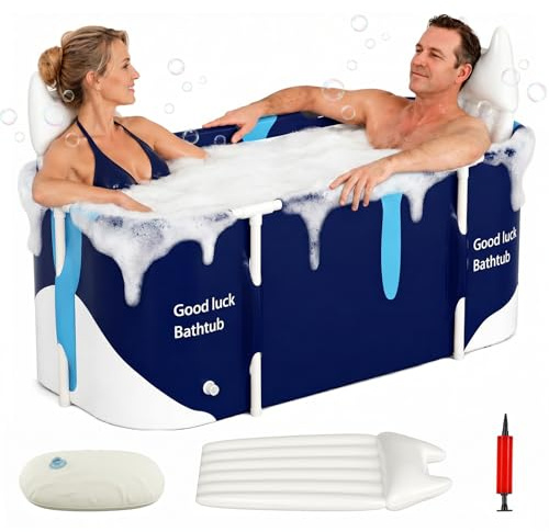 Bañera plegable aislante térmica de 5 capas con cojín de asiento y respaldo
