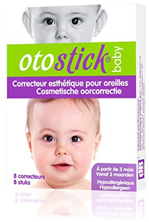 Otostick Bébé | Correcteur pour oreilles séparées | Contient 8 correcteurs et un Bonnet | À partir de 3 mois.
