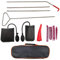 GJCrafts Car Werkzeug Set 11 teiliges mit 2 Montagekissen/Keil/Shim/Türstopper/Hebel, Trim Panel Removal Tool, fur Ferngreifer, Die tür Fenster Installation, Auto-Reparatur, Anheben von Gegenständen