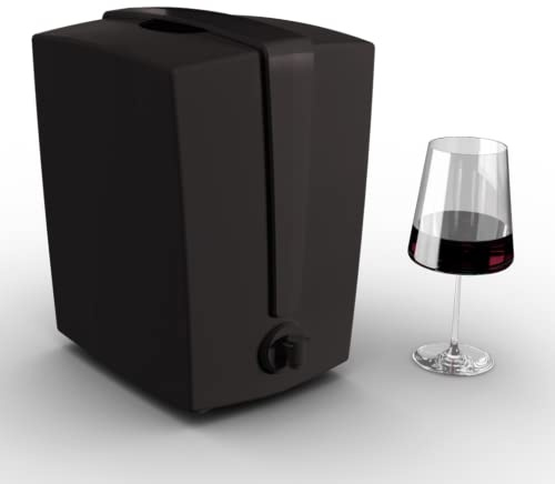 Dispenser per Vino Acqua e Succhi di frutta da Tavola - Distributore Portatile Versatore di Bevande con Bag di 3L Ermetiche ad alta conservazione