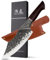 SHANGDAO 18 cm Coltello da Chef - Coltello da Macellaio per Carne, Coltello da Carne Giapponese ad Alto Tenore di Carbonio, Coltello da Taglio per Carne Forgiato a Man, Camping BBQ Cooking Knife