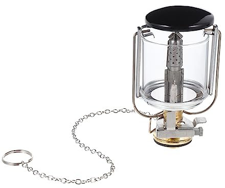 Supvox Camping Gas Lampe Mit Tragetasche Langlebige Outdoor Gaslaterne Für Zeltlicht Und Camping Heizlicht Einfach Bedienbar Und Warmstrahlend Für Wanderungen Und Notfälle