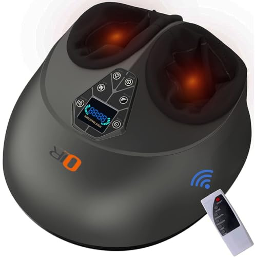 OrthoJointRelief Shiatsu Foot Massager with Heat – Deep Kneading, Air Compression, Rolling & Vibration – Electric Foot Massage for Circulation, Pain & Stress Relief