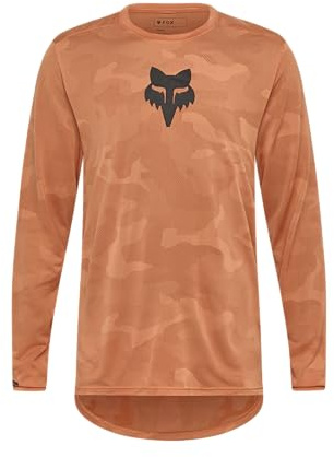 Fox Racing Ranger TruDri - Maglia da Mountain Bike a Maniche Lunghe, da Uomo, Taglia XL, Colore: Trasparente