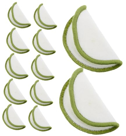 BAZEITFLOW 20pezzi Cotton Makeup Remover Pads Riutilizzabili Bamboo Morbidi e Lavabili Per Struccare e Del Viso Quotidiana e Delicati Sulla