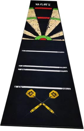 SZLIFE Tapis de fléchettes résistant pour Tous Les Niveaux de Joueurs, Accessoire Pratique intérieur et extérieur, Abricot