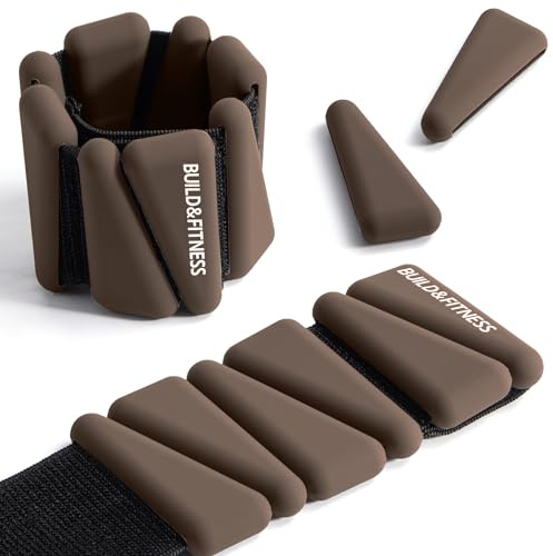 Pesas de muñeca y tobillo, bandas ajustables para entrenamientos de mujeres y hombres, juego de 2, 1 kg y 2 kg, Para trotar, caminar, yoga, baile, pilates, aeróbic, entrenamiento de fuerza