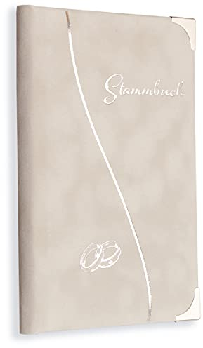 Stammbuch der Familie grau Onada Klemmschiene Stammbuch Hochzeit