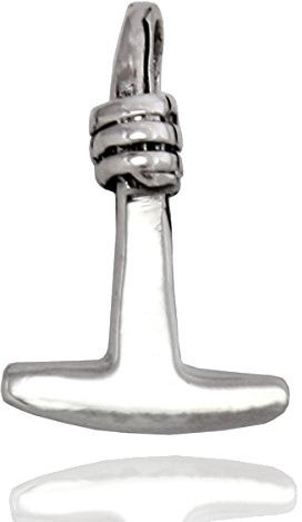 Germanenschmuck Ansgar - Kleiner Thors Hammer (Kettenanhänger in Silber)