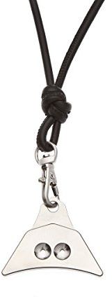 Logan 304 Turbo Shepherds Whistle & Leather Lanyard, Edelstahl