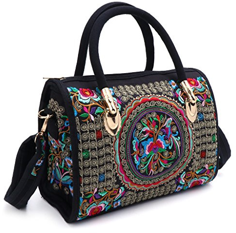 SimpleLife Borsa a Mano/Borsa Ricamata a Mano, Ragazza delle Donne Borsa Ricamata a Mano Vintage Borsa da Polso Borsa della Borsa del Pochette