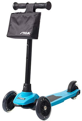 STIGA Mini Kick Supreme + Sparkcykel med 3 Hjul för Barn, blå