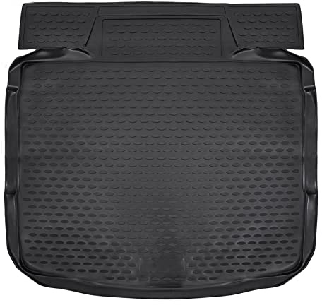 J&J AUTOMOTIVE Kofferraumwanne passend für Opel Insignia 4/5-Türer 2008-2016, 3D TPE Allwetter mit hohem Rand Passform rutschfest Geruchsneutral Schwarz