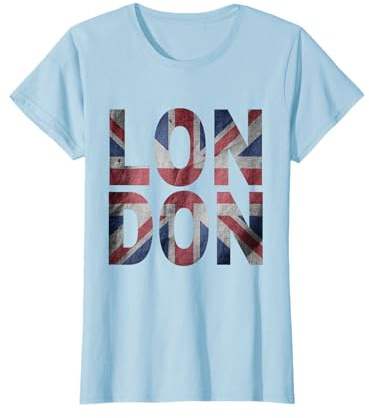 London City United Kingdom UK Flagge Souvenirs als Geschenk T-Shirt