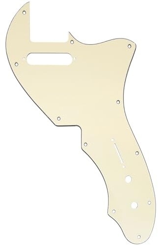 Musiclily Pro 11 Löcher Gitarre Schlagbrett 3-lagig Crème | für USA Fender 69 Tele Thinline Style E-Gitarre