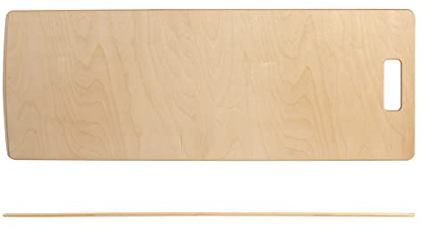 Habi Pala Pizza in Legno con Manico 36 x 100 cm, Pala per Infornare e Sfornare Pizza, Pane e Focacce, Ideale per Forni a Legna e Professionali