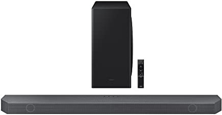 Samsung Q800B Soundbar Speaker (2022) - 5.1.2ch 3D Object Tracking Surround Sound System With Wireless Dolby Atmos DTS:X Audio, Alexa Built In And Wireless Subwoofer With Game Mode Pro