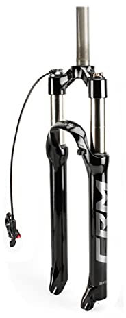 LHHL MTB Gabeln Mountainbike Federgabel 29 Zoll MTB-Luftfedergabel Manueller Lockout Federweg 100 Mm Scheibenbremse QR 9mm 1-1/8 ”28,6 Mm Straight Tube (Color : Straight Remote, Size : 29)