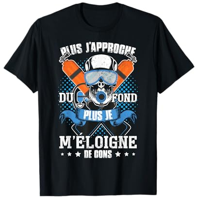 Plongeuse Plongée Sous-Marin Humour Plongeur T-Shirt
