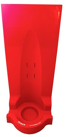 Firexo Soporte para extintor de Incendios de 2 L, 6 L y 9 L – Soporte para extintor de Fibra de Vidrio Rojo para el hogar, la Cocina y la Oficina – Adecuado para Todos los extintores