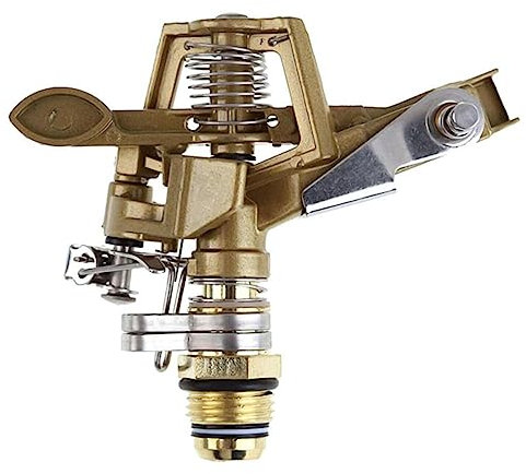 Arroseur à impulsion mâle de 1,27 cm, 1 arroseur de jardin, pour 360 degrés pour arroser les plantes, les fleurs, les légumes