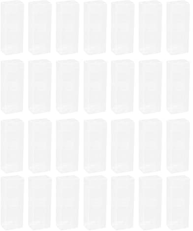 KOMBIUDA 28pièces Boîtes Rectangulaires Transparentes Pvc Bonbons Gâteaux Et Stockage Divers