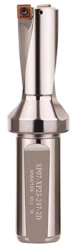 Broca en U, Broca 3D, Serie SP, Inserto Taladro Indexable, Herramienta Corte Metal, Herramienta de Torno Hacer Agujeros CNC (Color : 25mm, Size : 3D)