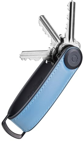 orbitkey Key Organizer Hybrid Leather (Lake Blue)