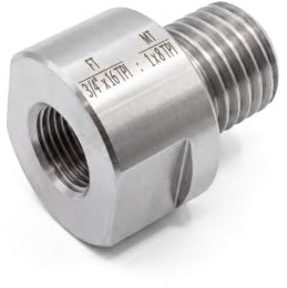 Buyohlic Woodworking Adaptor Lathe Headstock Spindle Adapter (FT 3/4 x 16 TPI to MT 1 x 8 TPI)