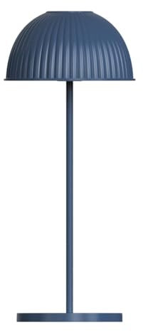 MagiDeal Tischlampe, LED-Schreibtischlampe, Augenschutzbeleuchtung, wiederaufladbare Nachtlampe, Tischleuchte für Arbeitszimmer, Schlafzimmer, Zuhause, Café, Blau