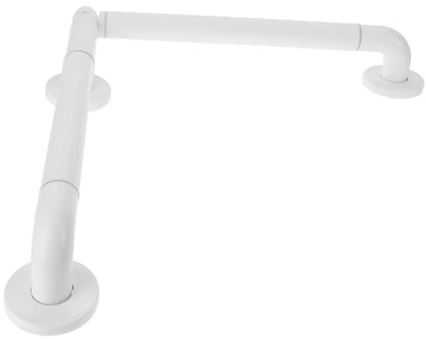 Bathroom Grab Handle Anti-Slip Stainless Steel Handrail White