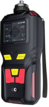 Détecteur de fuite de gaz Détecteur de gaz inflammable portable EX Alarme de gaz naturel du détecteur de méthane LCD Afficher une haute précision Applications de surveillance de l'air ambiant(IR: 0-10