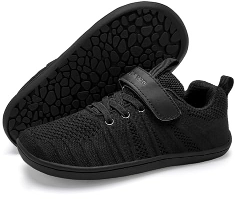 Kids Barefoot Shoes Boys Girls Zero Drop Minimalist Walking Sneaker Running Trainers