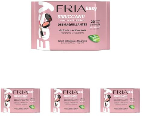 Fria Easy toallitas desmaquillantes 20 unidades (Paquete de 4)
