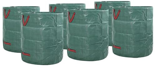 vidaXL Bolsas de Desechos de Jardín 12 uds. 120 l Verde Polipropileno