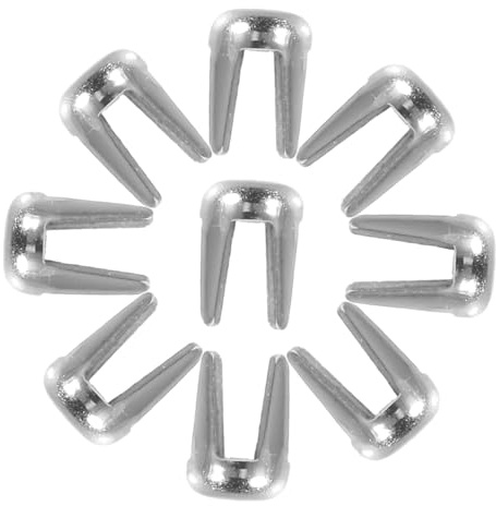 OHPHCALL 1000pièces Rivets Métal Pour Vêtements Avec Perles Outils De Réparation Pour Tissus Et Chaussures Clous à Tête Ronde Inoxydable Pour Couture Et Accessoires