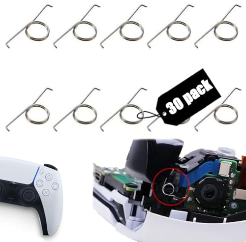 L2 R2 Trigger Button Spring Metal Replacement for PlayStation PS5 Controller Parts Repair Accessories 30pcs