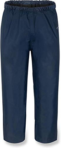 normani Kinder Regenhose Unisex für Jungen und Mädchen mit warmem, weichem Fleecefutter - Wassersäule 5000 mm Farbe Marine Größe M/134-140
