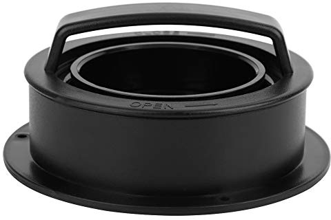 Adfaga 3 IN 1 HAMBURGER MOLD BURGER PRESS NON STICK MULTIFUNCTIONAL KITCHEN TOOL FOR MAKING BURGERS PIES AND PATTIES AT HOME ABS PLASTIC BLACK 12.5CM