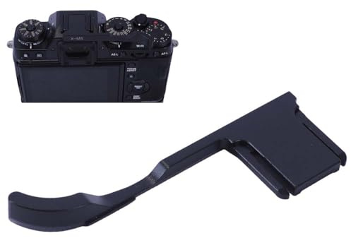 Daumengriff aus Metall, kompatibel mit Fujifilm Fuji X-M5 Kamera, Daumengriff mit Blitzschuh-Halterungskappe, Fingergriff, Daumengriff-Verlängerung