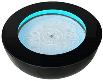 BEESOM Table Sable Kinetic Art avec Boules,Sand Tastic Art,Images 3D Animées Et Contrôle par Application,LED 7 Couleurs,pour Relaxation Sensorielle,Visuels Apaisants,Compact