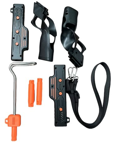 VR Gun Stock Compatible for 3S/3 Accessories VR Controller Stock Adapter with Shoulder Strap Enhance Real Feeling and Stability