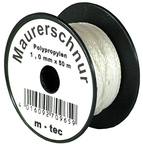 Lot-Maurerschnur 50 m x Ø 2,0 mm Weiss