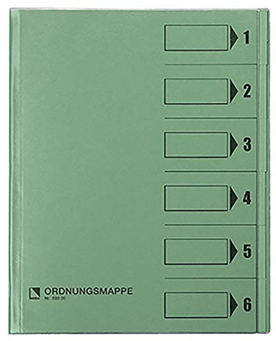 Bene 83600GN Skyddsmapp med Skyddshölje, Mappar, Grön